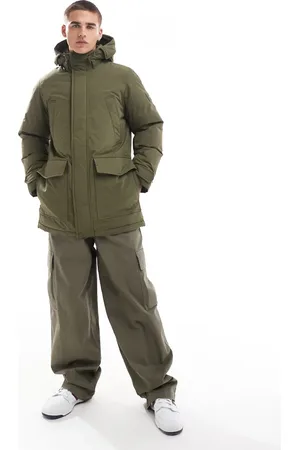 Tommy Hilfiger Rockie down parka jacket in army