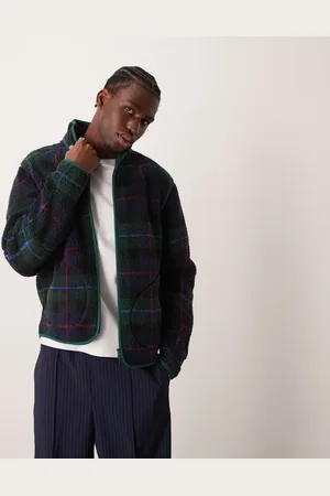 GANT Fleece jacket in tartan
