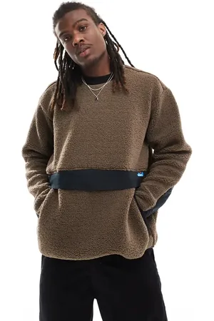 Kavu Port pullover sherpa sweatshirt in