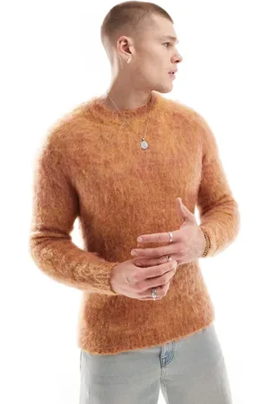 ASOS Knitted fluffy jumper in