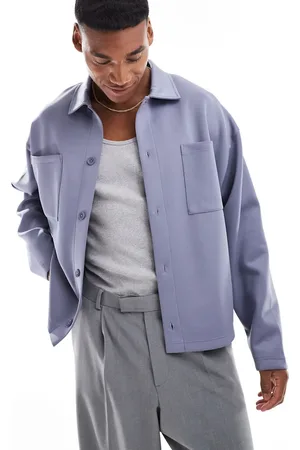 ASOS Oversized scuba shacket in