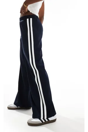 4th & Reckless Wide leg tailored side stripe trousers in