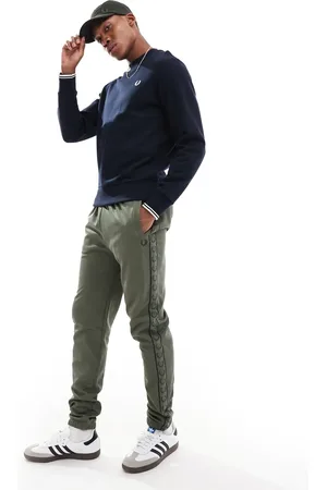 Fred Perry Co-ord taped track joggers in with contrast trim