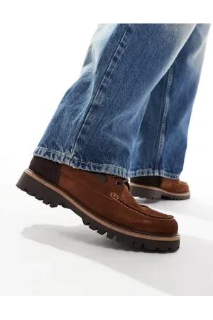 Barbour Sheene Reengineered moc toe suede boots in