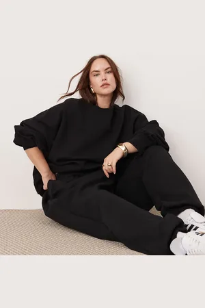 ASOS Curve premium heavy weight sweatshirt with seam detailing in