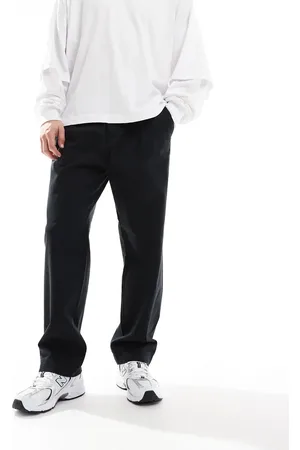 JACK & JONES Loose fit pull on chino with pleated front in