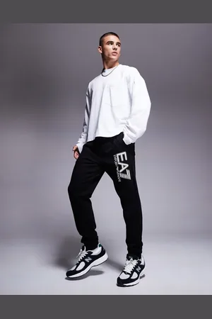 EA7 Front logo joggers in