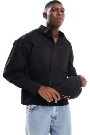 ASOS Boxy shirt with square pocket in