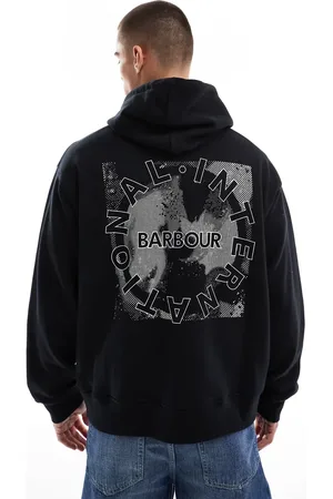 Barbour Mapped graphic os hoodie in