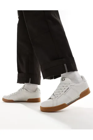 Fred Perry B722 leather trainer plimsolls in