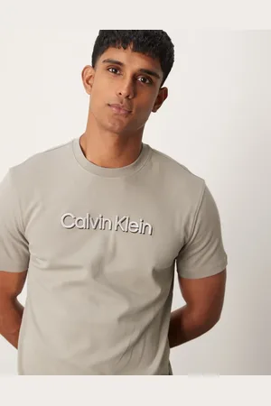 Calvin Klein Shadow chest logo in sage