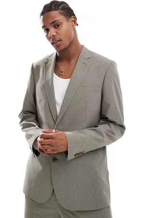 ASOS Regular suit jacket in puppytooth