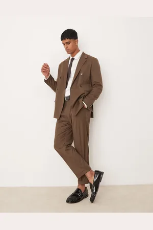 MANGO Regular fit double breasted blazer co-ord in