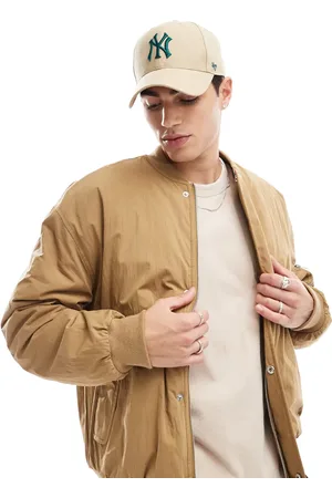 ASOS Oversized bomber jacket in tan
