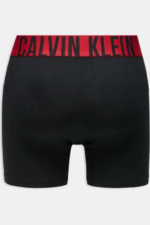 Calvin Klein Intense Power 3 pack boxer brief with red logo waistband in