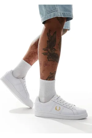 Fred Perry B721 leather trainers in