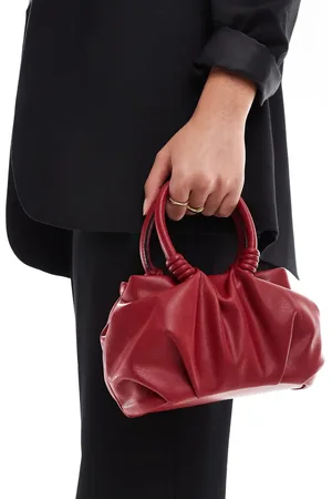 ASOS Grab crossbody bag with rope handle and detachable chain in