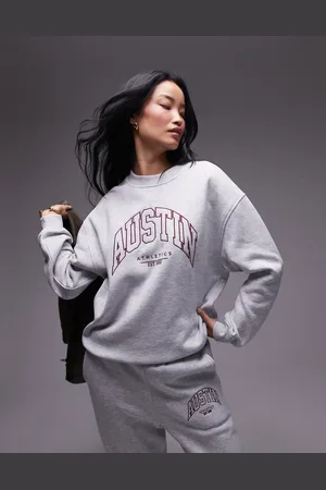 Topshop Co ord graphic Austin sweatshirt in