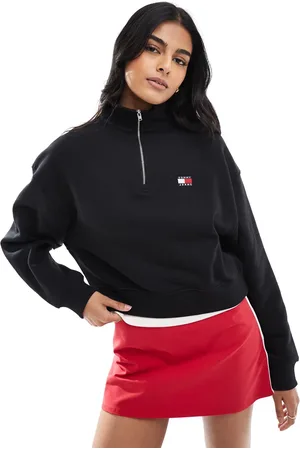 Tommy Hilfiger Crop badge 1/4 zip in