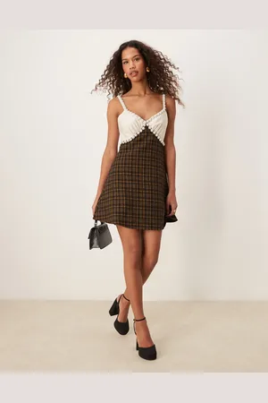 Sister Jane Dream check print mini dress in