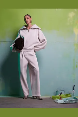 ASOS Co-ord heavyweight jogger in oatmeal