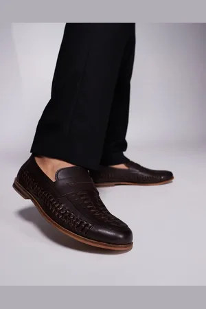 WALK LONDON Arrow penny loafers in leather