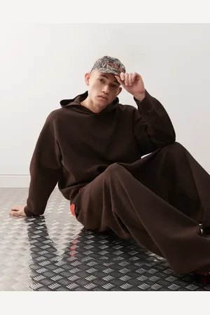 COLLUSION Hoodie in waffle jersey co-ord