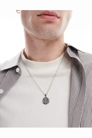 ASOS Necklace with St. Christopher pendant in tone