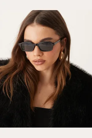 ASOS Slim square sunglasses in