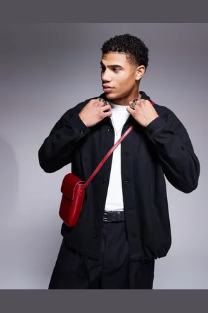 ASOS Volume oversized shacket with brushed cord in