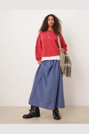 Free People Dropped shoulder relaxed sweatshirt in washed