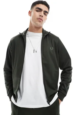 Fred Perry Co-ord track jacket in dark with taping