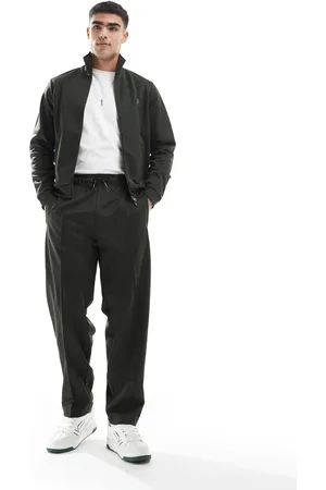 Fred Perry Co-ord track joggers in dark with taping