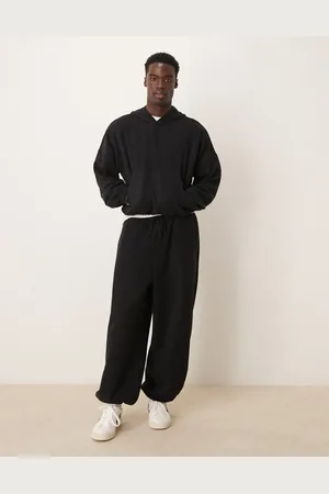 ASOS Co-ord baggy balloon jogger in heavyweight brushed rib in