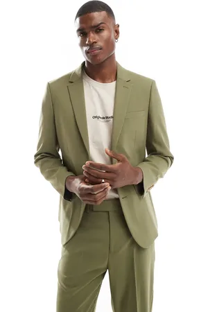 ASOS Slim suit jacket in dark