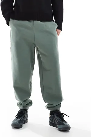 ASOS Premium heavyweight oversized joggers 400gsm in mid
