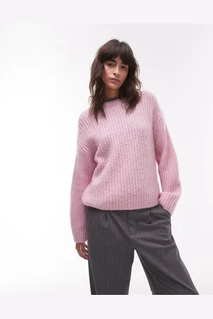 ARKET Rich wool knitted sweater with mohair in