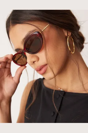 Jeepers Peepers Oval sunglasses in dark