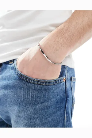 ASOS Box chain bracelet in tone
