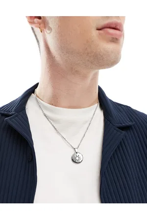 ASOS Waterproof stainless steel pendant necklace in tone