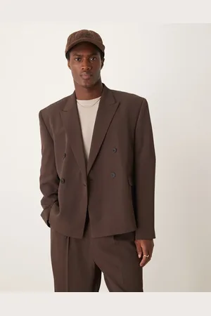 ASOS Boxy cropped suit jacket in