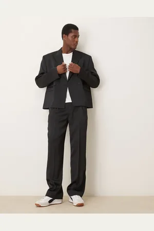 ASOS Wide leg suit trousers in satin