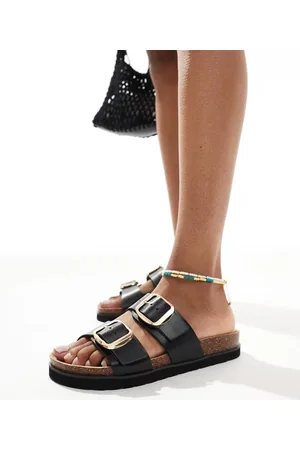 New Look Double strap sandal with buckles in