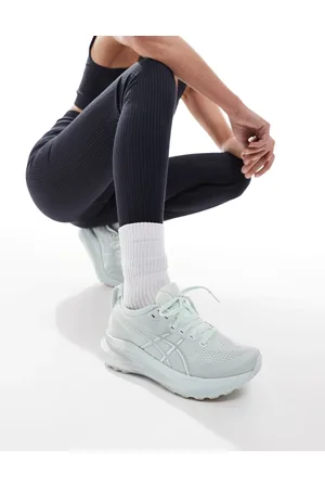 Asics Gel-Kayano 31 stability running trainers in pure aqua and pure silver