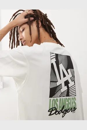 47 Brand LA Dodgers back print boxy t-shirt in