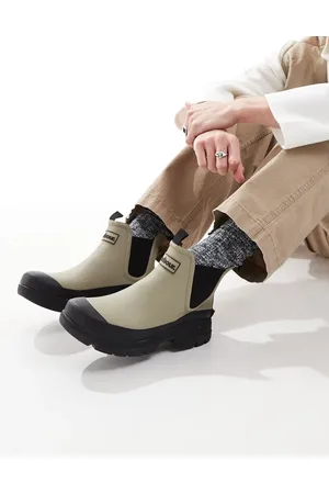 Barbour Nimbus wellington boots in washed stone