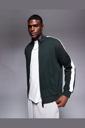 Armani Exchange Tracksuit jacket with logo taping in
