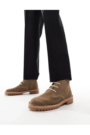 Barbour Hobart lace-up boots in desert suede