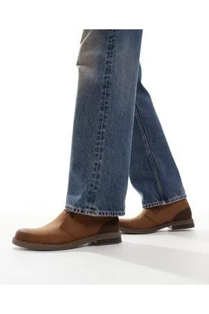 Barbour Redhead lace-up boots in timber tan