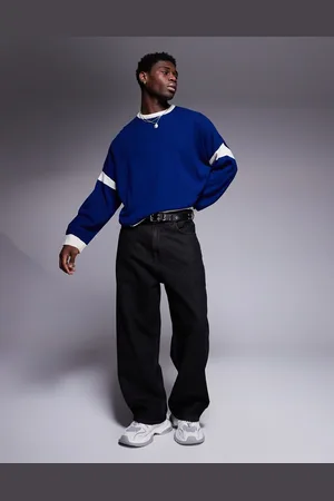 ASOS Super oversized boxy crew neck knitted jumper in